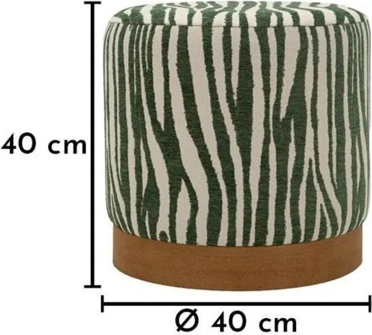 Puf verde Savana – Mauro Ferretti