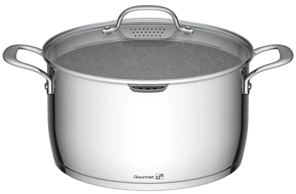 Oală G21 Gourmet Miracle - oțel inoxidabil/greblon-28 cm