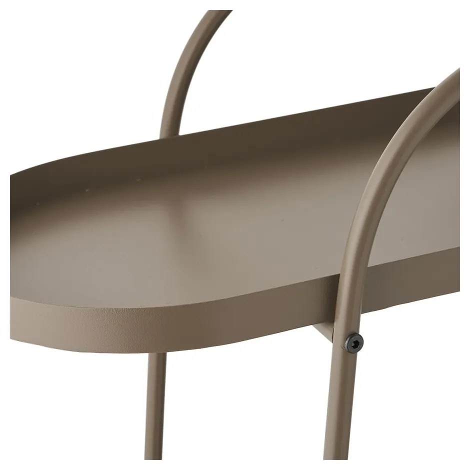 Măsuță de servire cu roți din metal 27,5x60 cm Empoli – House Nordic