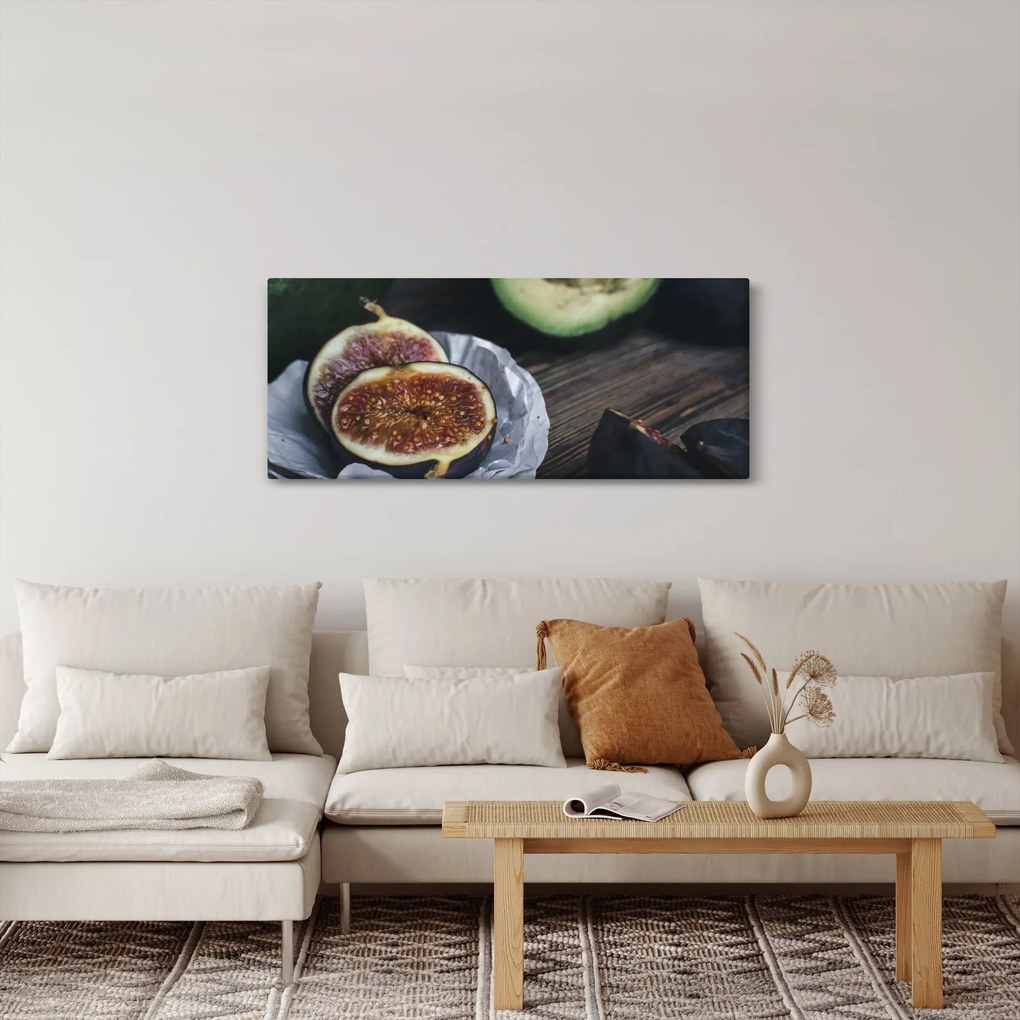 Tablou cu fistic și avocado (120x50 cm)