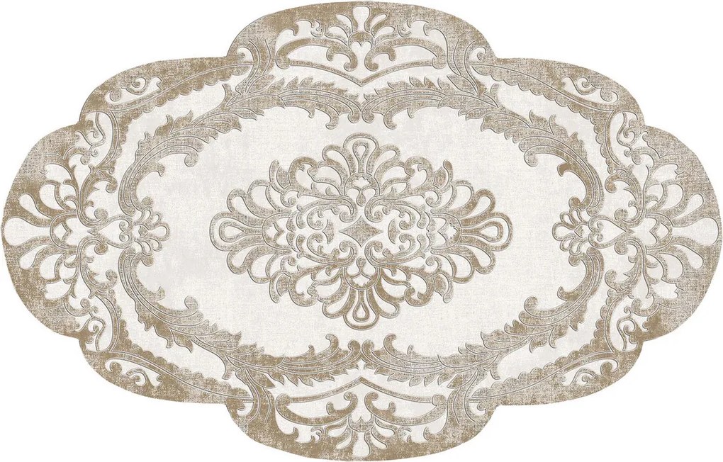 Covor, Eugene V3, 120x180 cm, Bej / Crem / Auriu