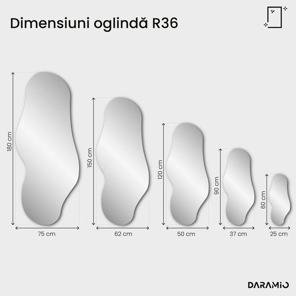 Oglindă bronz Pure R36