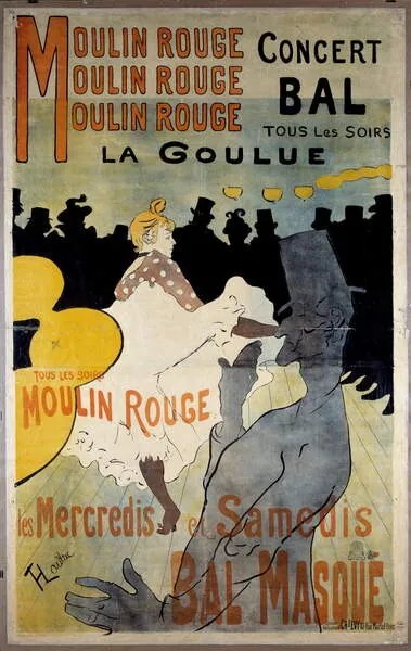 Reproducere Poster for the red mill, Toulouse-Lautrec, Henri de