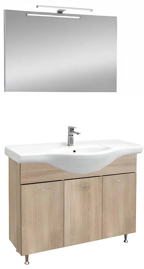 Ruben Prime 105 mobilier de baie complet Sonoma Oak