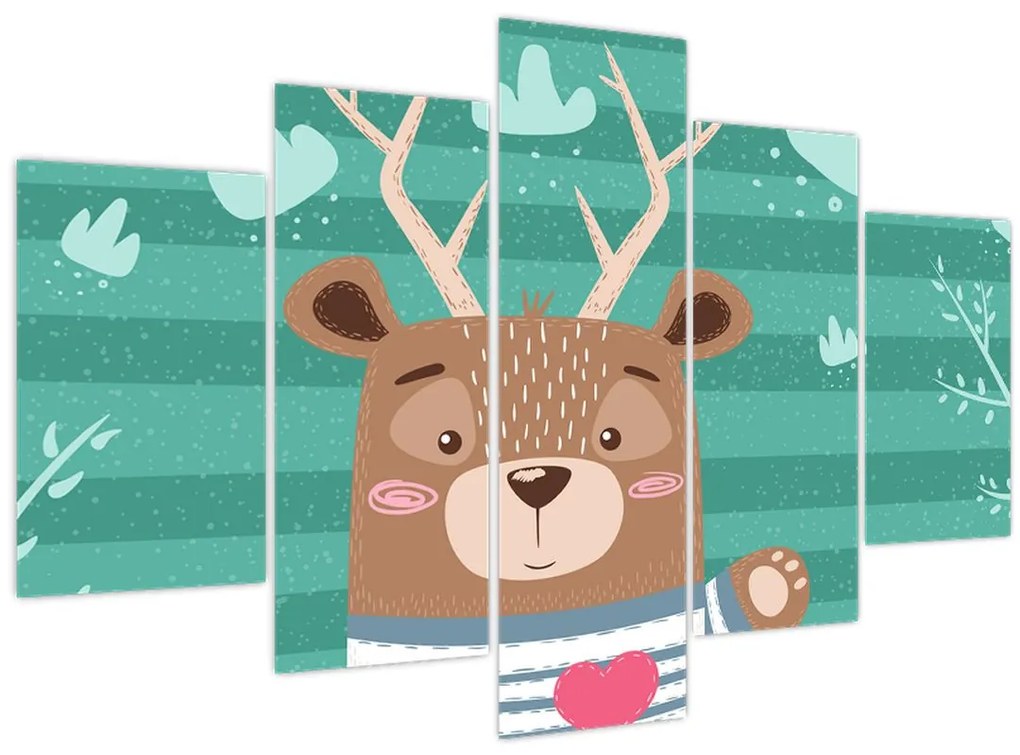 Tablou - Cerbul mic (150x105 cm)