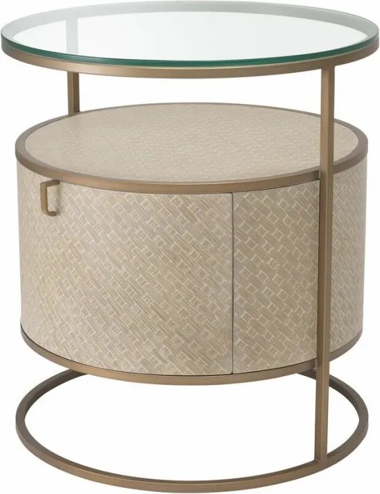 Noptiera/ Masuta laterala design LUX Napa Valley stejar albit 114776 HZ