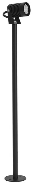 Stalp LED modern pentru iluminat exterior IP65 FEND H-64cm