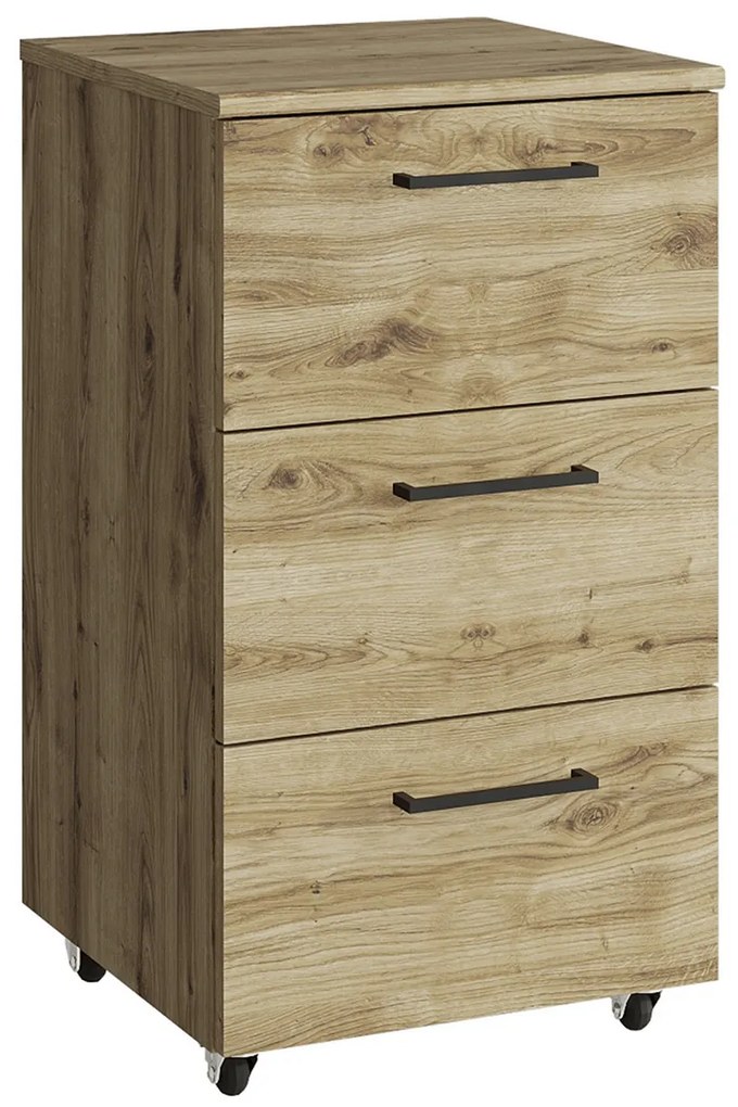 Comoda DORSI 3S, stejar Navarra