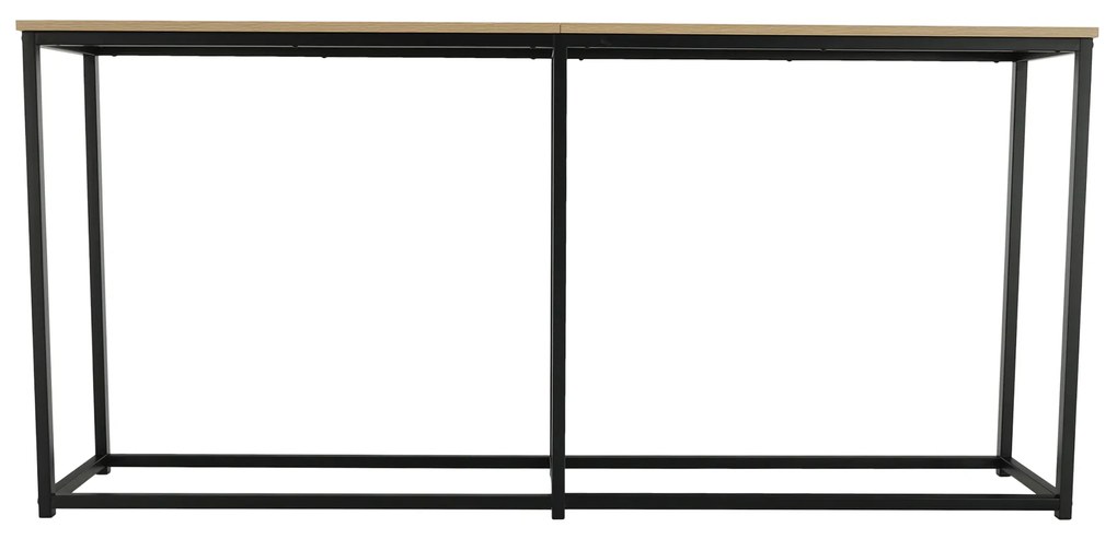 Consola in stil industrial, stejar negru, BUSTA Maro