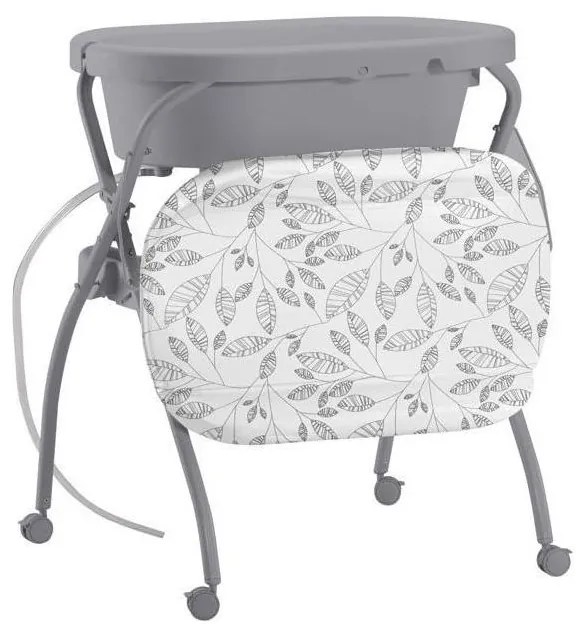 Masă de înfășat cu cădiță PETITE&MARS SPA 3 în 1 gri