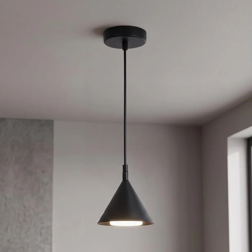 BRILAGI - LED Lustră pe cablu CONE SINGLE 1xGX53/15W/230V neagră