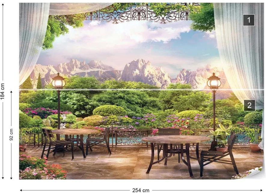 Fototapet GLIX - Paradise Nature View + adeziv GRATUIT Tapet nețesute - 254x184 cm