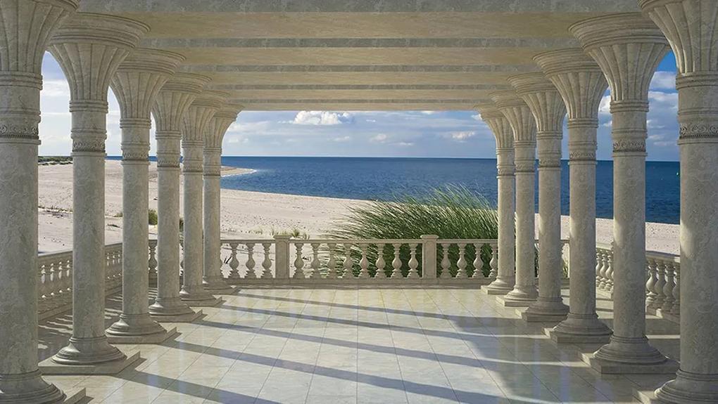 Fototapet - Plaja mării, nisip, peisaj (152,5x104 cm), în 8 de alte dimensiuni noi