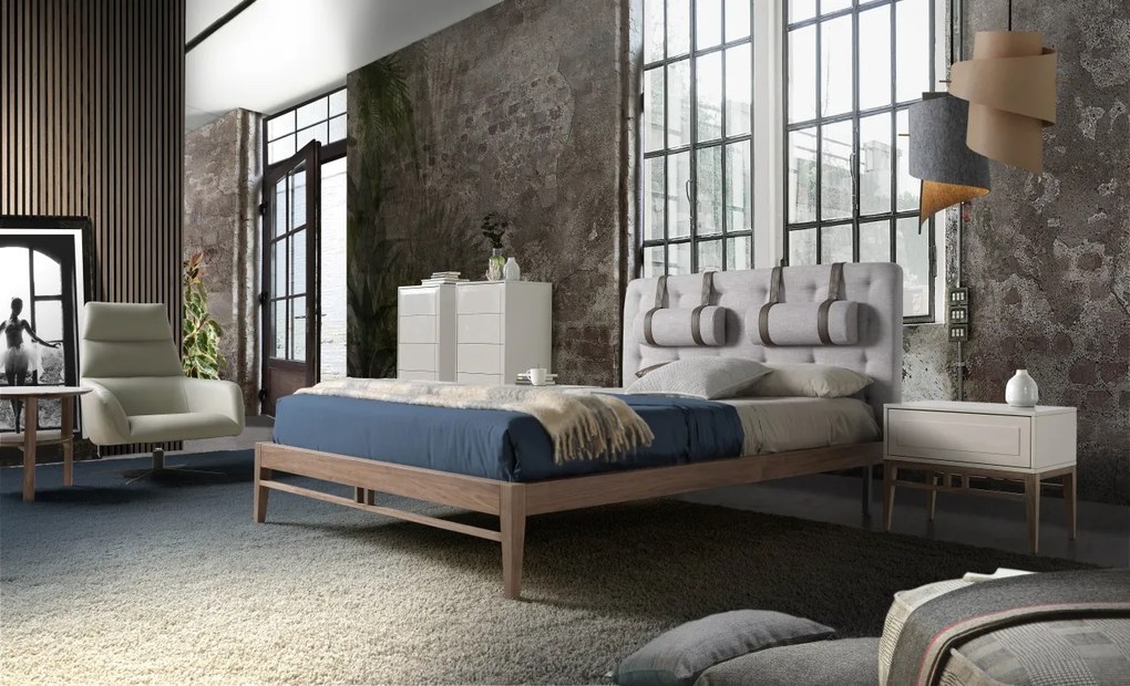 Noptiera eleganta design modern Platin AC-CP1709-H