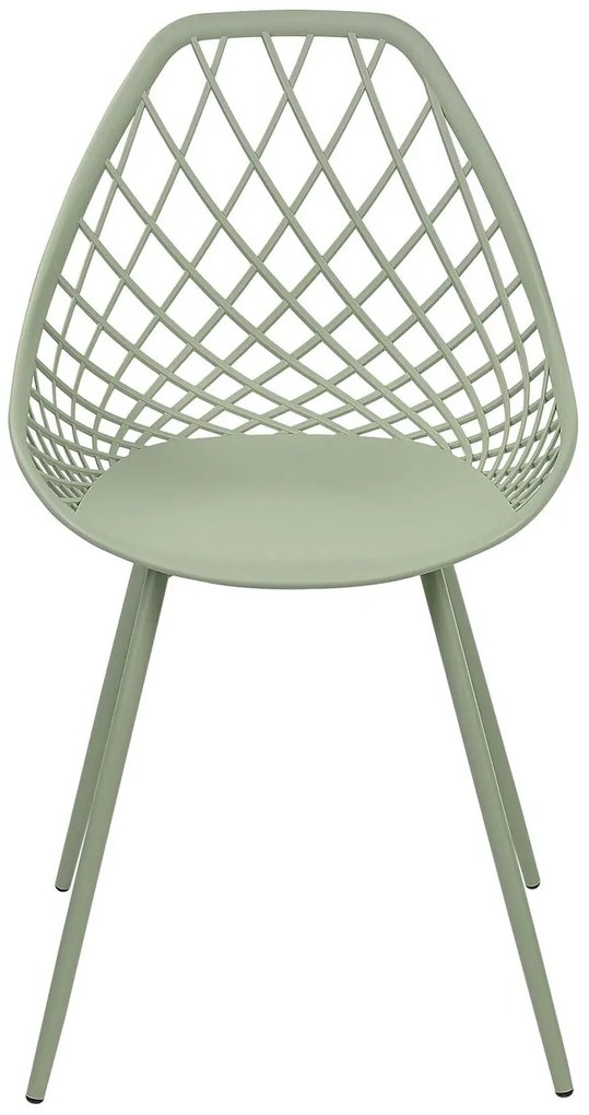 Set 2 buc scaune de sufragerie Canza (verde). 1080357