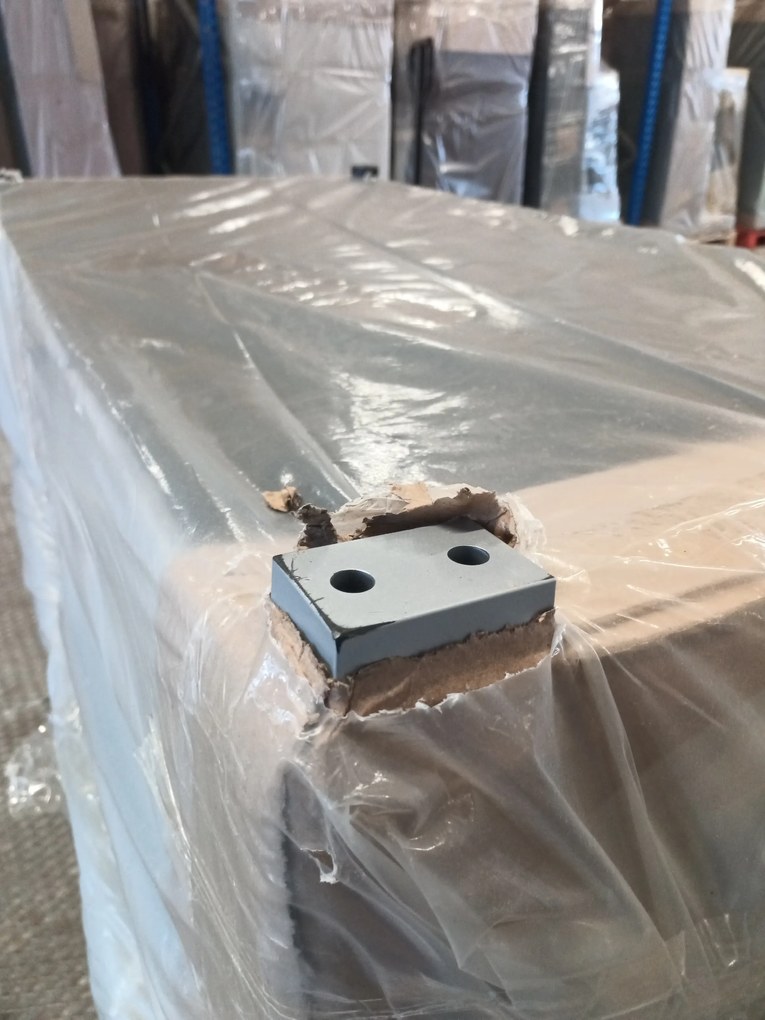 Reducere Canapea de colț extensibila gri deschis ZENOVA 220x140 cm, reversibila calitate a II-a