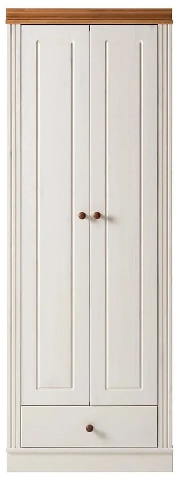 Șifonier alb din lemn de pin 65x180 cm Anita – Støraa