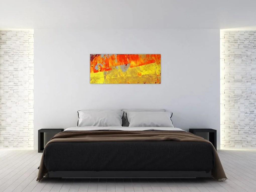 Tablou cu abstracție - pictura (120x50 cm)