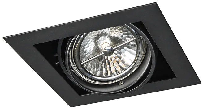 Spot încastrat negru G53 111mm reglabil - Oneon