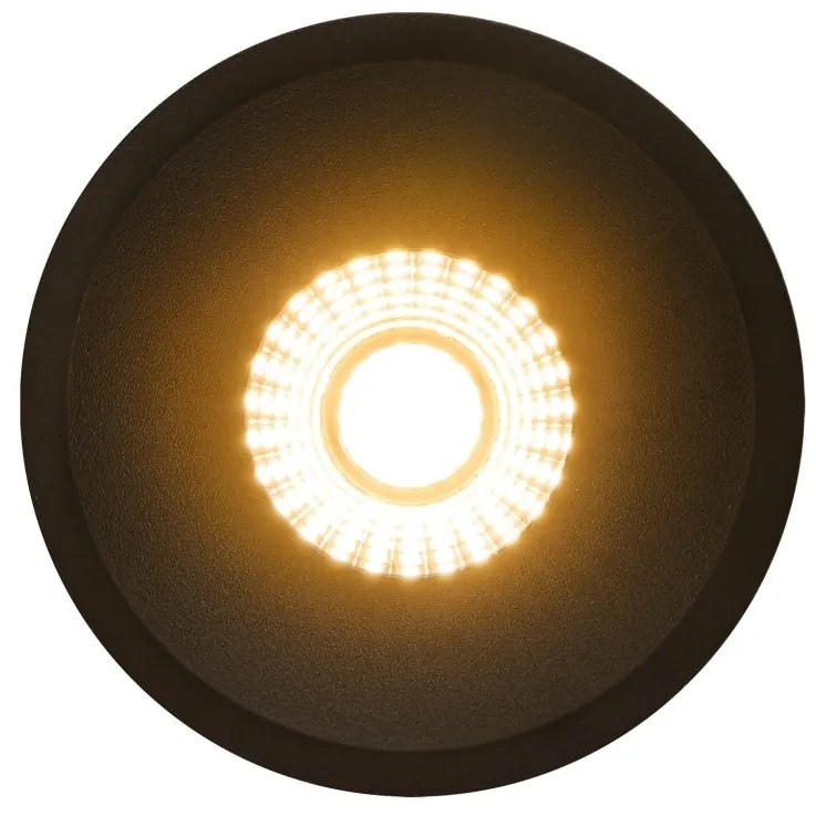 Spot LED dimabil incastrabil pentru baie IP44 Albric Black