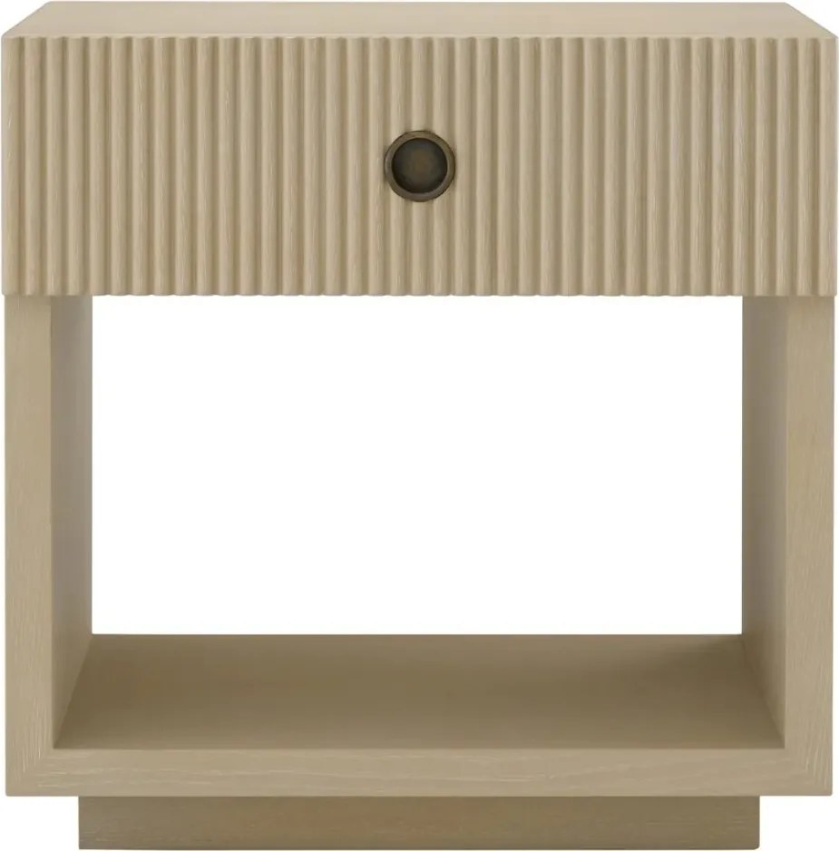 Noptiera design LUX, Furnir de stejar albit, Dimitrios