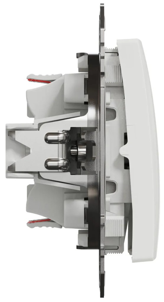 Intrerupator dublu cap scara, 10A, IP20, Alb, Schneider Sedna Design