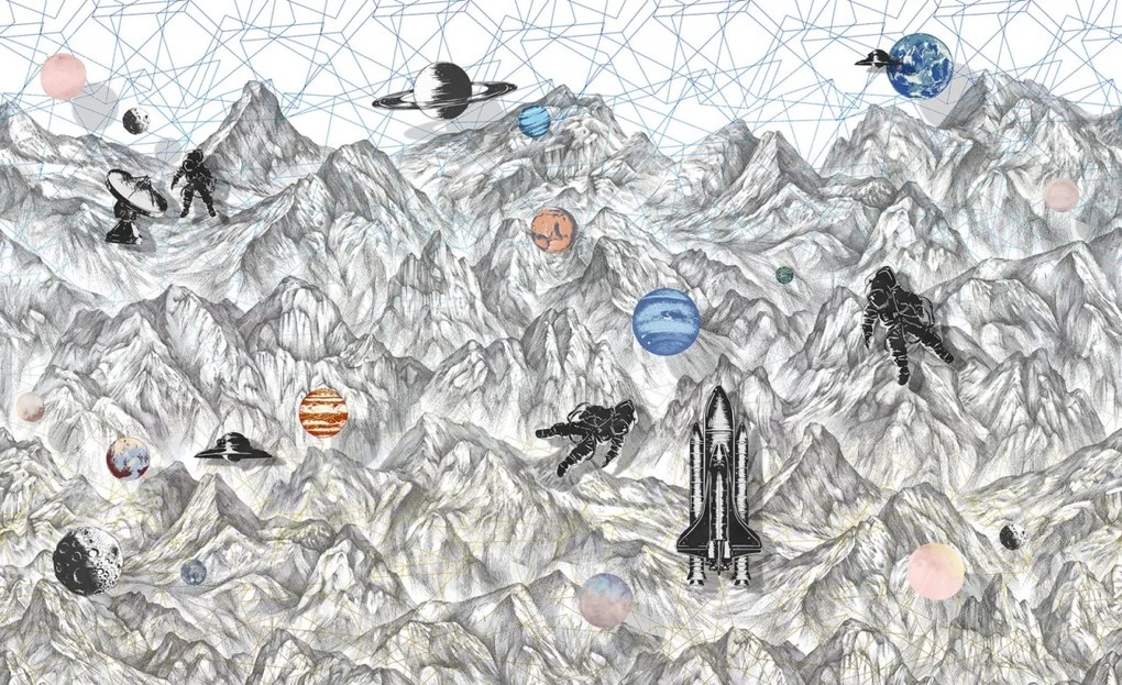 Fototapet, Moon Rock, Rebel Walls