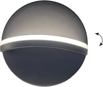 Aplica de perete LED LETTY LED/16W/230V antracit