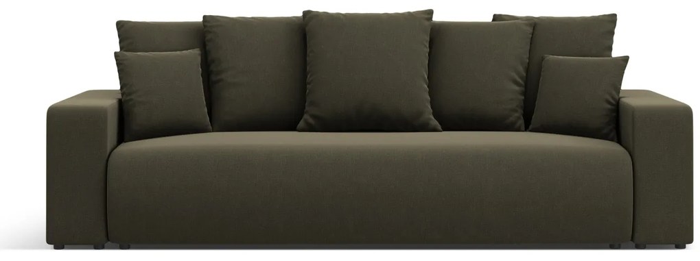 Canapea extensibila Jini cu 3 locuri si tapiterie din tesatura structurala