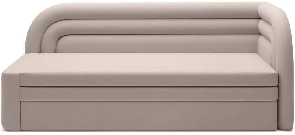Canapea bej cu 3 locuri FABILLO, extensibila Varianta de colt: Colt Stanga
