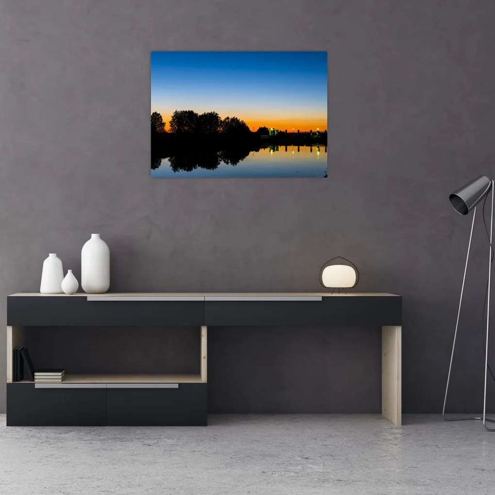 Tablou cu apus de soare (70x50 cm)
