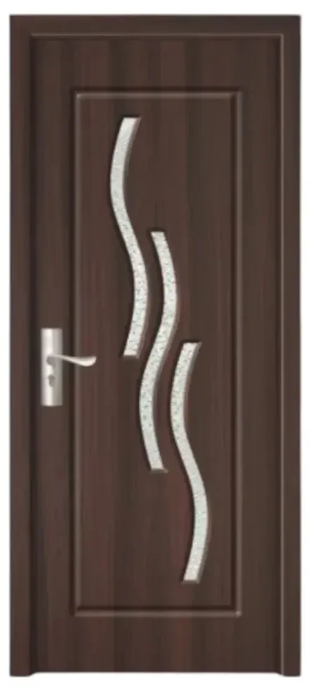 Usa Interior din MDF Novo Doors ND14, Cadru din Lemn Masiv, Geam Sablat, KIT COMPLET, Toc , Manere si balamale incluse (Culoare: Alb, Dimensiune: 70