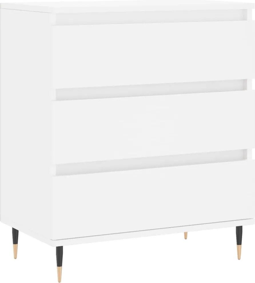 vidaXL Servantă, alb, 60x35x70 cm, lemn prelucrat