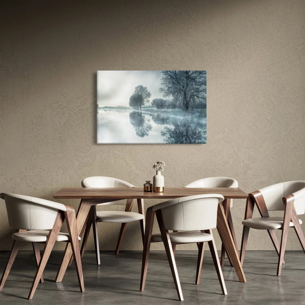 Tablou cu natura iarna (90x60 cm)