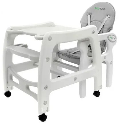 Scaun de masa 3 in 1 Ecotoys HC-223 Gri