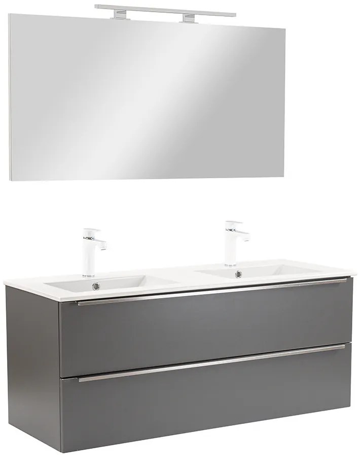 Mobilier complet de baie Vario Trim 120 antracit-antracit