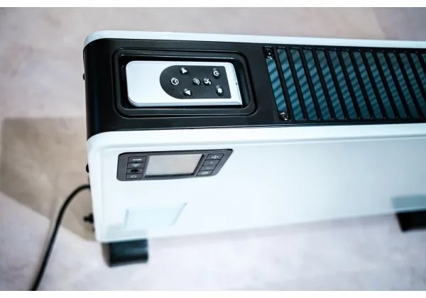 Convector electric 1000/1300/2300W LCD/temporizator/TURBO/termostat Brilagi + telecomandă