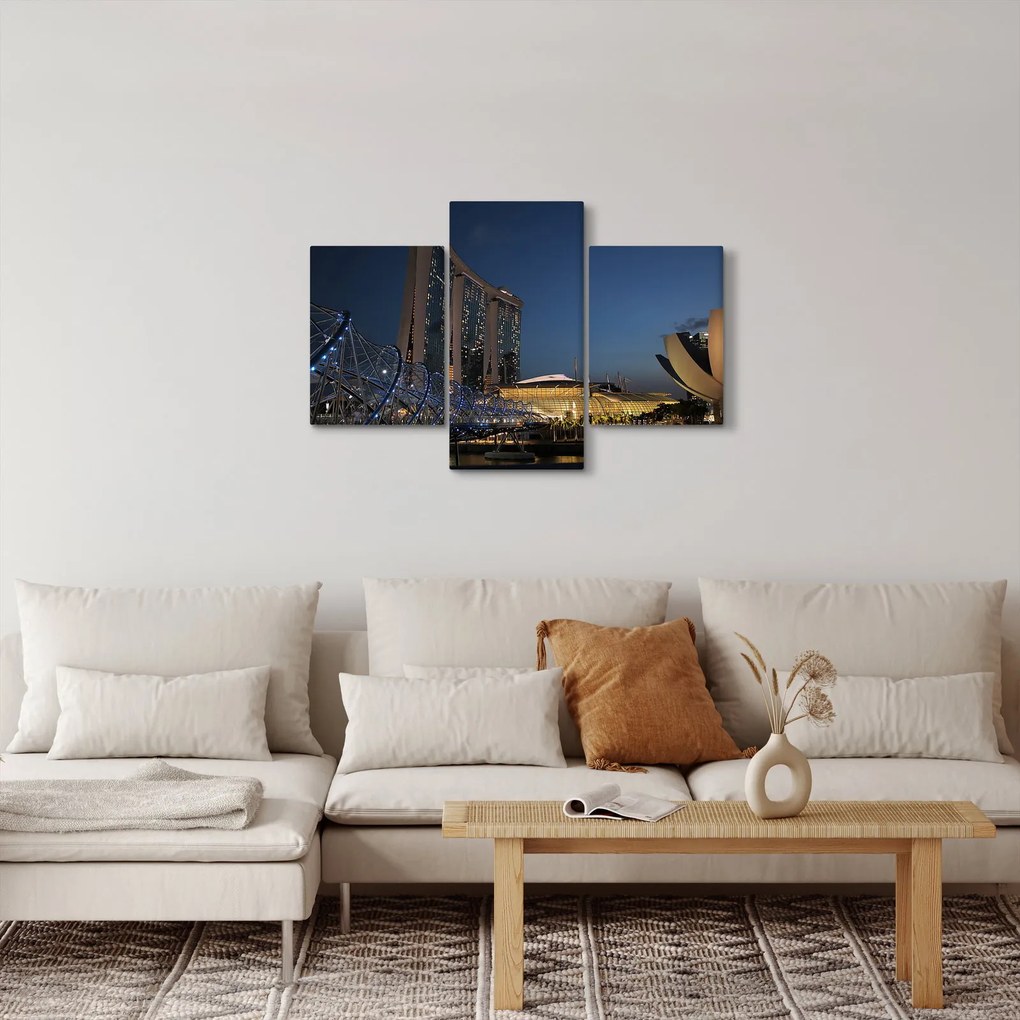 Tablou cu metropolă modernă (90x60 cm)