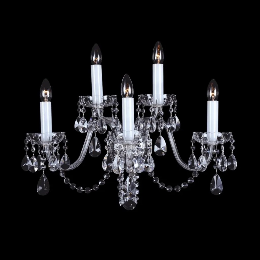 Aplica eleganta cu 5 brate cristal Bohemia N21 918/05/1-A