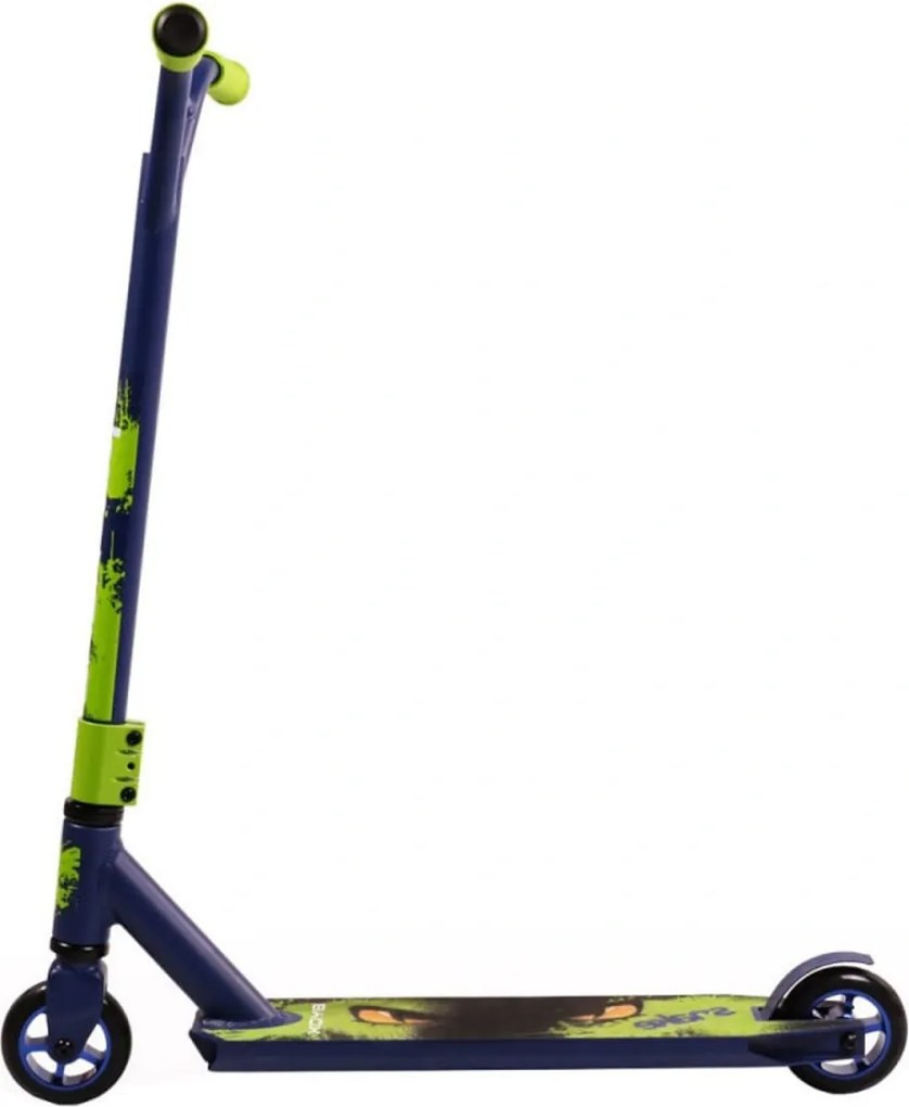 Trotineta Freestyle NOVOKIDS™ Snake Special edition, maxim 100 kg, Frana picior, Cadru aluminiu, Diametru roata 100 mm, Verde