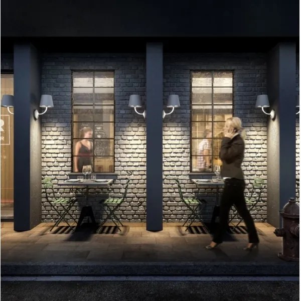 Gardino LX1791 - Lampă LED de perete exterior VIOLA LED/7W/230V IP65