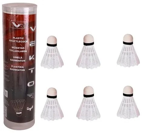 Set de 6 mingi de badminton VEKTORY SPORT