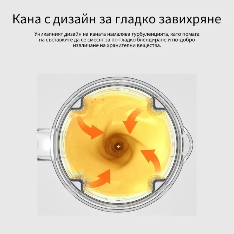 Blender JIMMY B32, 700 W, 0,9 l, 22 000 rpm, 2 viteze + funcție Pulse, cuțit cu patru lame din oțel, funcție de autocurățare, gri
