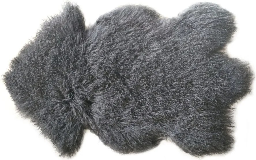 Covor din blana de oaie Tibetan Long Wool Single 80x50cm