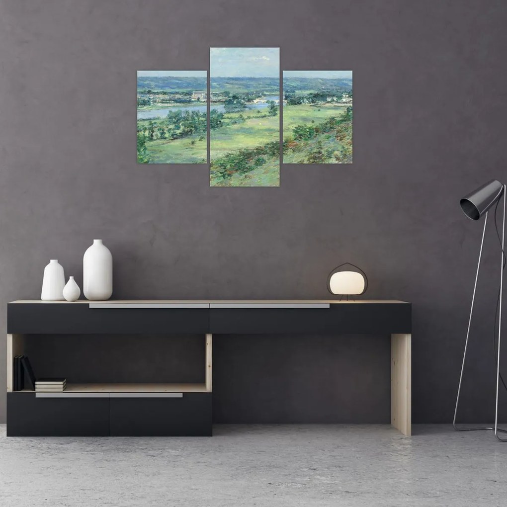 Tablou - Theodore Robinson, The Valley of the Seine, From the Hills of Giverny, reproducere (90x60 cm)