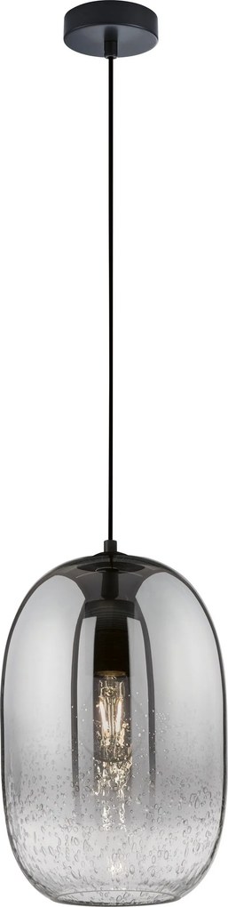 FISCHER &amp; HONSEL Lampa suspendata TRACE neagra 20/140 cm