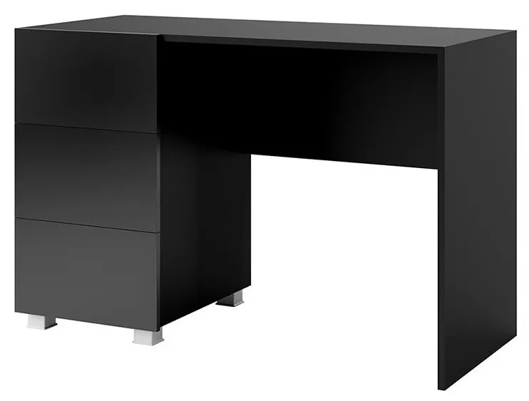 Masă de scris Brenali BR08 (Negru + Negru lucios ). 1058378