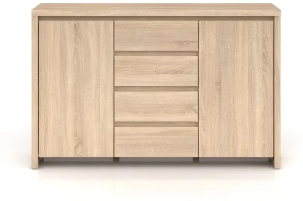 Comodă Kaspian KOM2D4S (Stejar sonoma). 798004