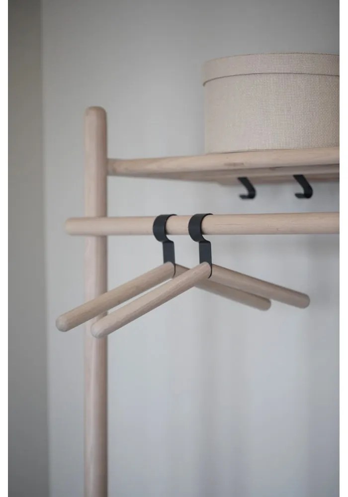 Set pentru hol în culoare naturală din lemn masiv de stejar Milford - Rowico