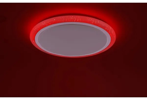 Plafonieră LED RGB dimabilă LUISA LED/42W/230V Leuchten Direkt 15230-16 + telecomandă